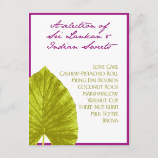 Palm Leaf Gift Bag Postcard