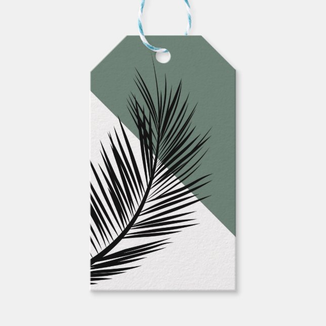 Palm leaf gift tags (Front)