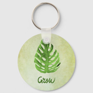 Palm leaf green Keychain