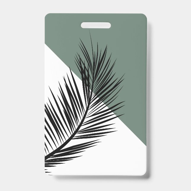 Palm leaf ID badge (Front)