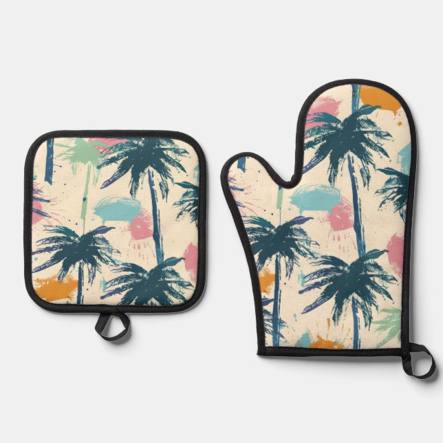 Palm Leaf Kitchen Set (Front)