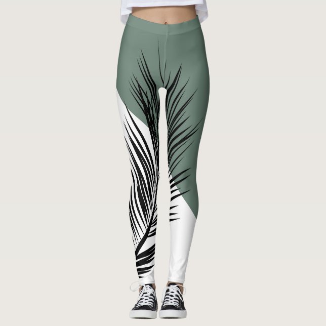 Palm leaf leggings (Front)