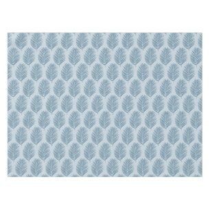 Palm Leaf Light Blue Tablecloth