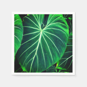 Palm Leaf tropical foliage jungle foliage Napkin