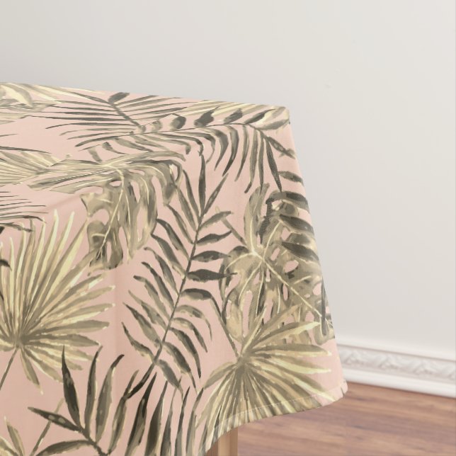 Palm leaf tropical tablecloth (In Situ)