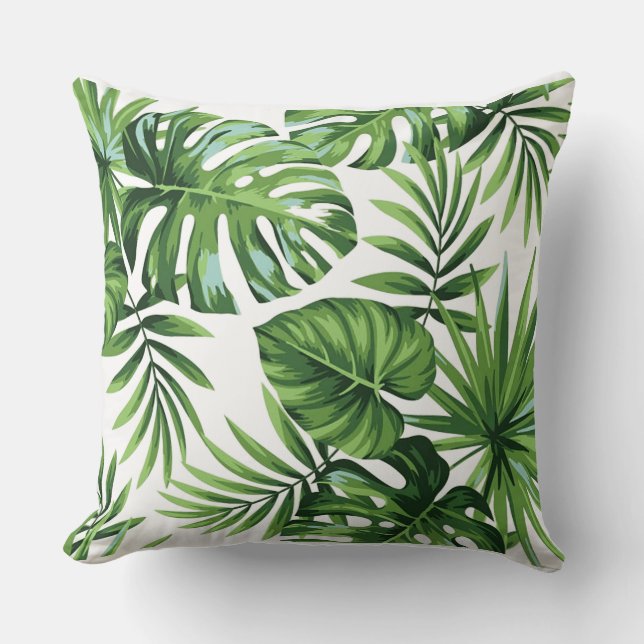Palm leafs cushion (Front)