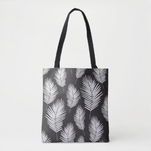 Palm Leafs Pattern Tote Bag