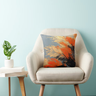 Palm Leaves – Abstract Tropical Motion Cushion
