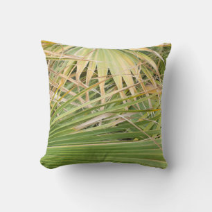 Palm leaves cushion