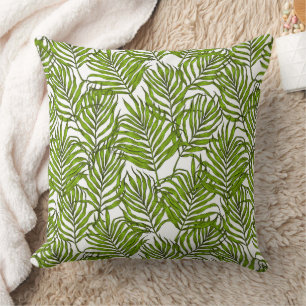 Palm leaves cushion