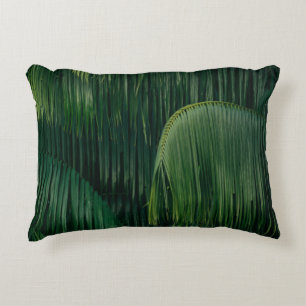 Palm leaves decorative cushion