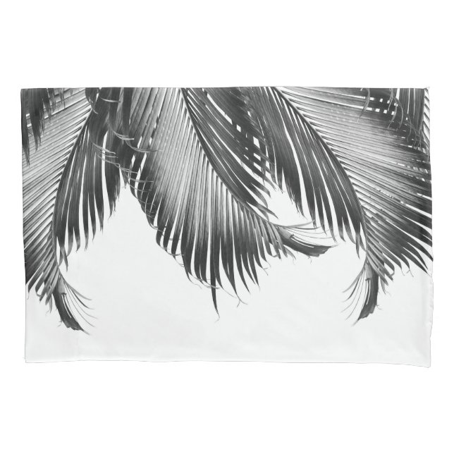 Palm Leaves Finesse #3 #tropical #wall #art Pillowcase (Front)