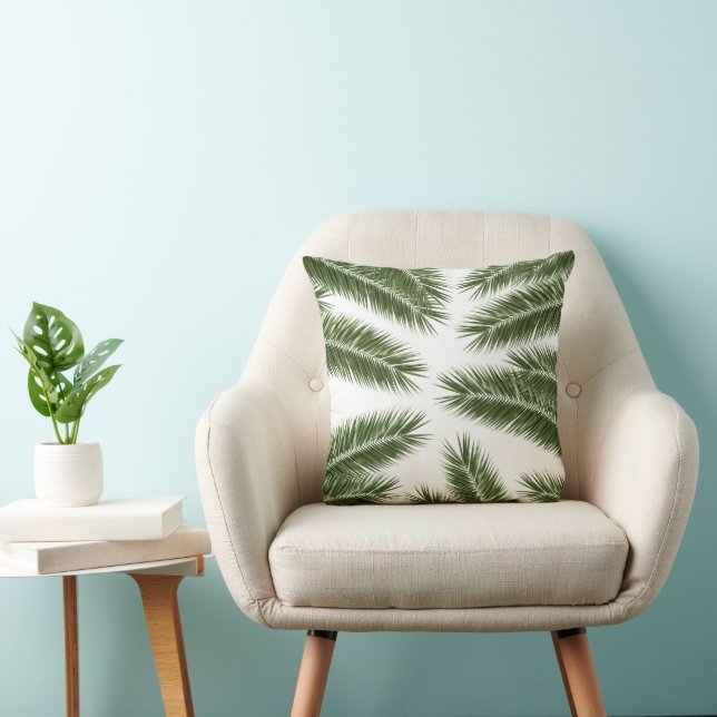 Palm Leaves Finesse Pattern 1 Cushion (Chair)