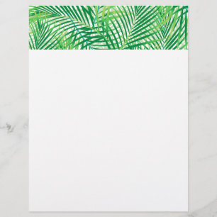 Palm leaves flyer