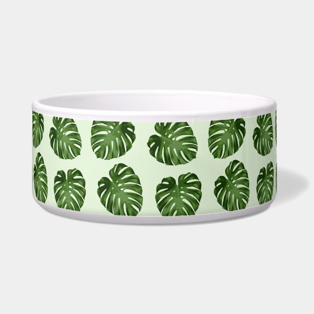 Palm Leaves, Green Leaves, Tropical Pattern (Front)