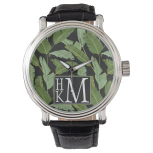 Palm Leaves   Monogram Watch