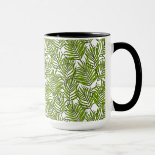 Palm leaves mug
