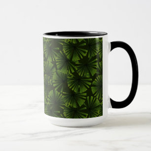 Palm leaves mug