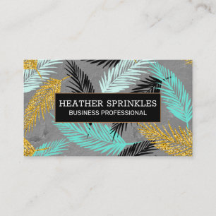 Palm Leaves   Natural Business Card