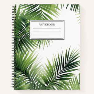 Palm leaves notebook