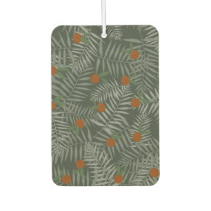 Palm Leaves & Oranges Car Air Freshener