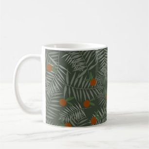 Palm Leaves & Oranges Coffee Mug