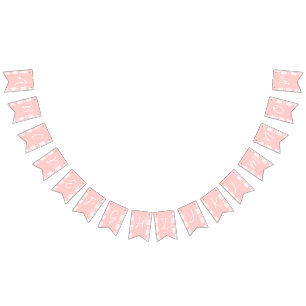 Palm Leaves Pattern bunting banner