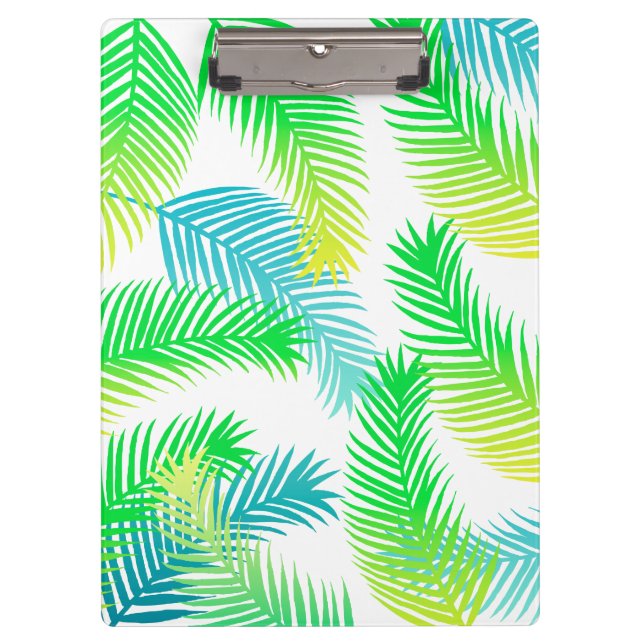 Palm leaves pattern clipboard (Front)