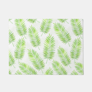 Palm leaves pattern doormat