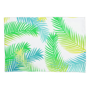 Palm leaves pattern pillowcase