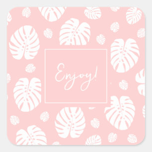 Palm Leaves Pattern Sticker