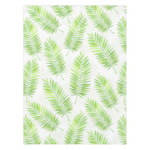 Palm leaves pattern tablecloth