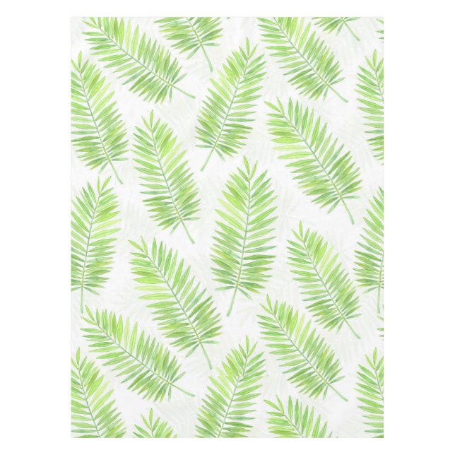 Palm leaves pattern tablecloth (Front)