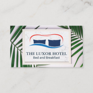 Palm Leaves   Pillows and Blankets Business Card