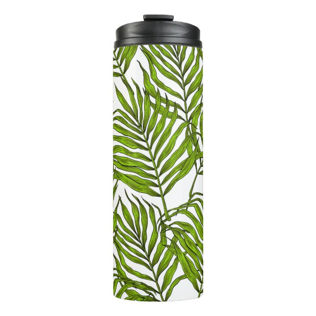 Palm leaves thermal tumbler (Front)