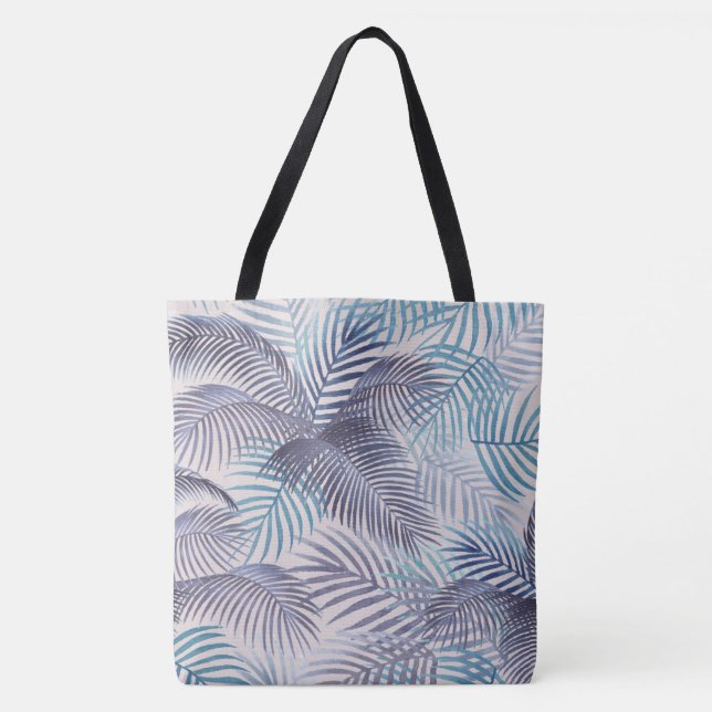 Palm Leaves Tote Bag (Front)