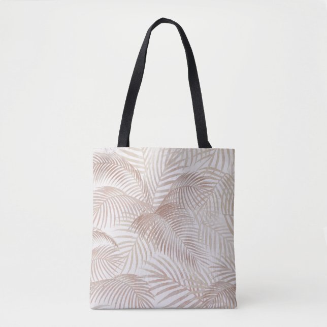 Palm Leaves Tote Bag (Front)