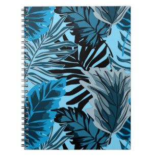 Palm leaves, tropical, Botanical, jungle, forest, Notebook