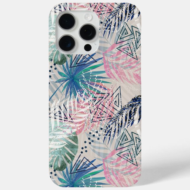 Palm leaves, tropical, Botanical, leaves, jungle, Case-Mate iPhone Case (Back)