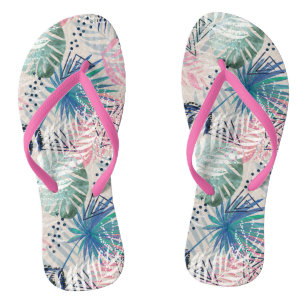 Palm leaves, tropical, Botanical, leaves, jungle, Thongs