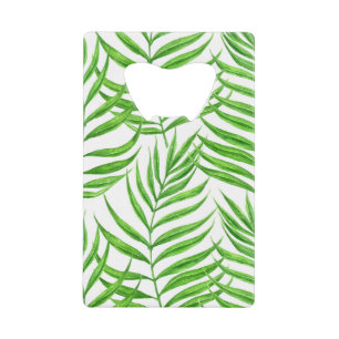 Palm leaves watercolor