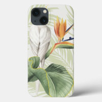Palm Leaves With White Bird