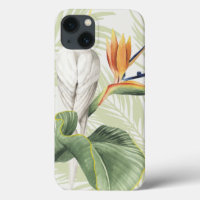 Palm Leaves With White Bird