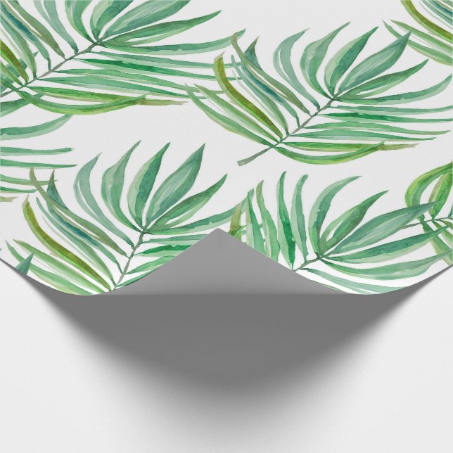 Palm leaves wrapping paper (Corner)