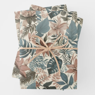 Palm Leaves  Wrapping Paper Sheet
