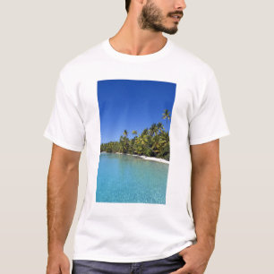 Palm lined beach Cook Islands 2 T-Shirt