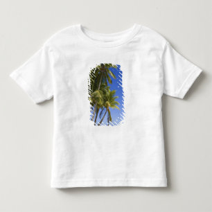 Palm lined beach Cook Islands 3 Toddler T-Shirt