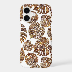 Palm monstera seamless pattern