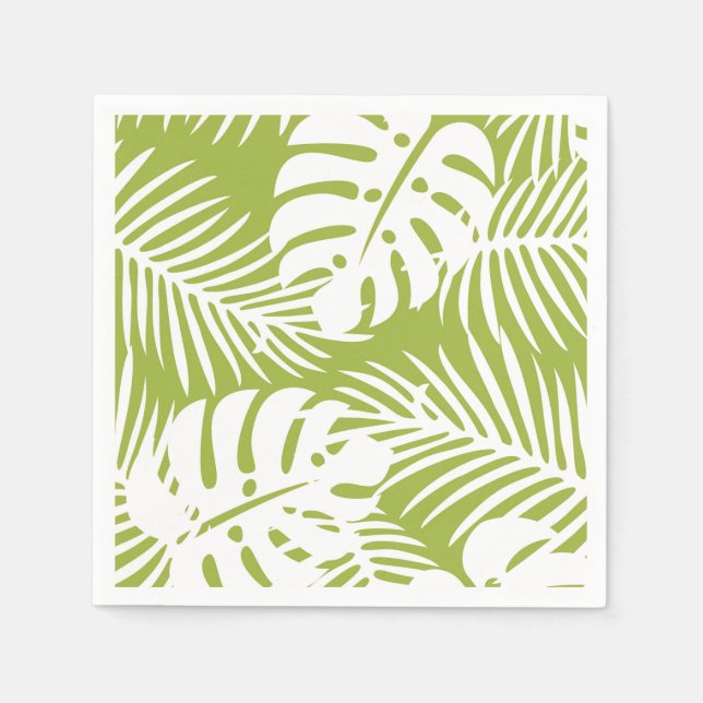 Palm Paradise Partyware Napkin (Front)