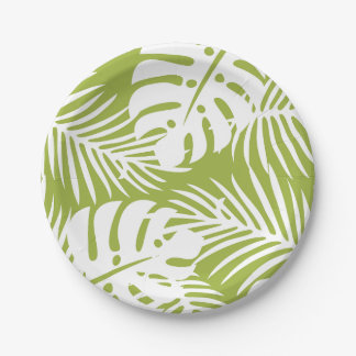 Palm Paradise Partyware Paper Plate